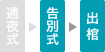 告別式後、出棺