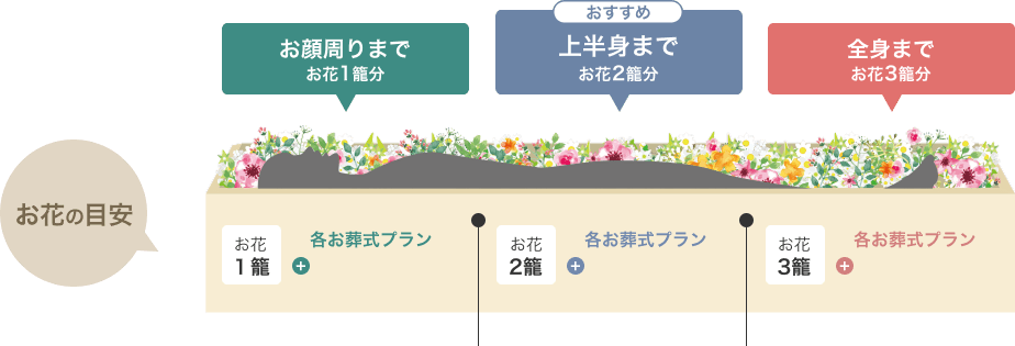 お花の目安