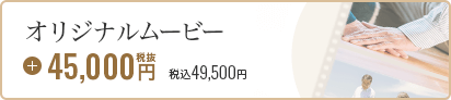 オリジナルムービー 45,000円税抜 税込49,500円